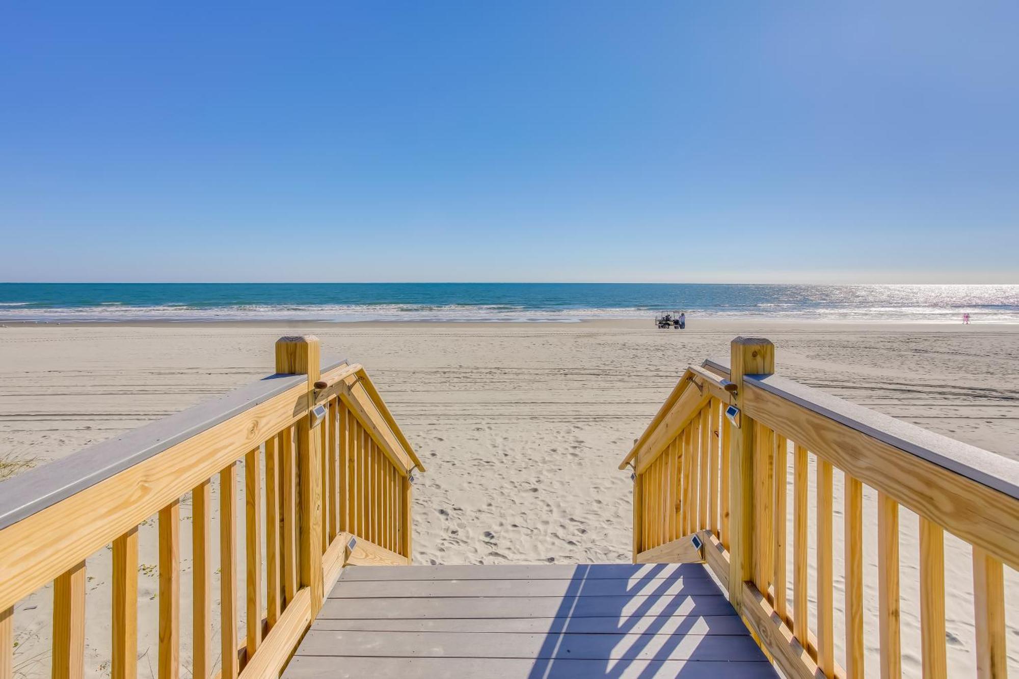 Myrtle Beach Condo - Steps To Ocean And Apache Pier! מראה חיצוני תמונה
